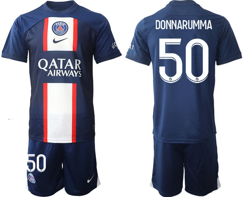 Men 2022-2023 Club Paris St German home blue #50 Soccer Jerseys->paris st german jersey->Soccer Club Jersey